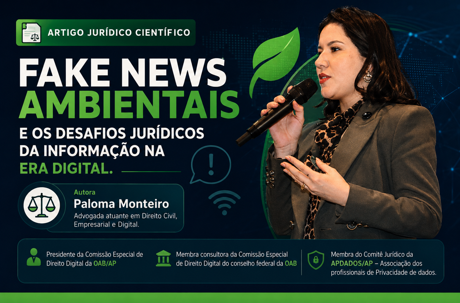 ARTIGO: "Fake News Ambientais e os Desafios Jurídicos da Informação na Era Digital"